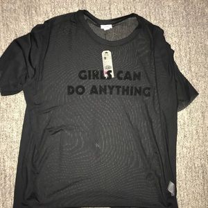 Garage Mesh Top ‘Girls Can Do Anything’